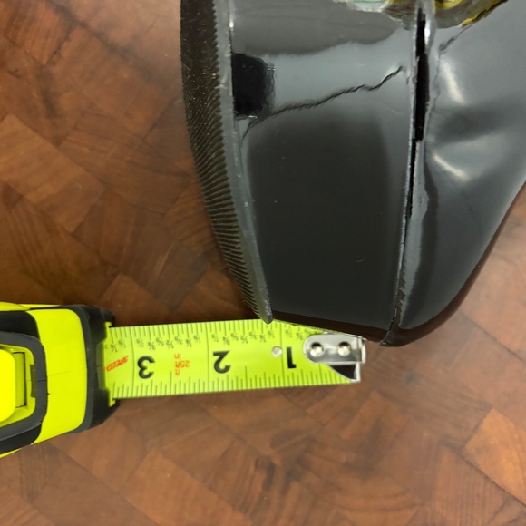 Pleaser Adore Women's Platform Stiletto Black Patent Lace Up Boots Size 10 - Picture 7 of 9